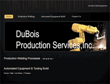 Tablet Screenshot of duboisproduction.com